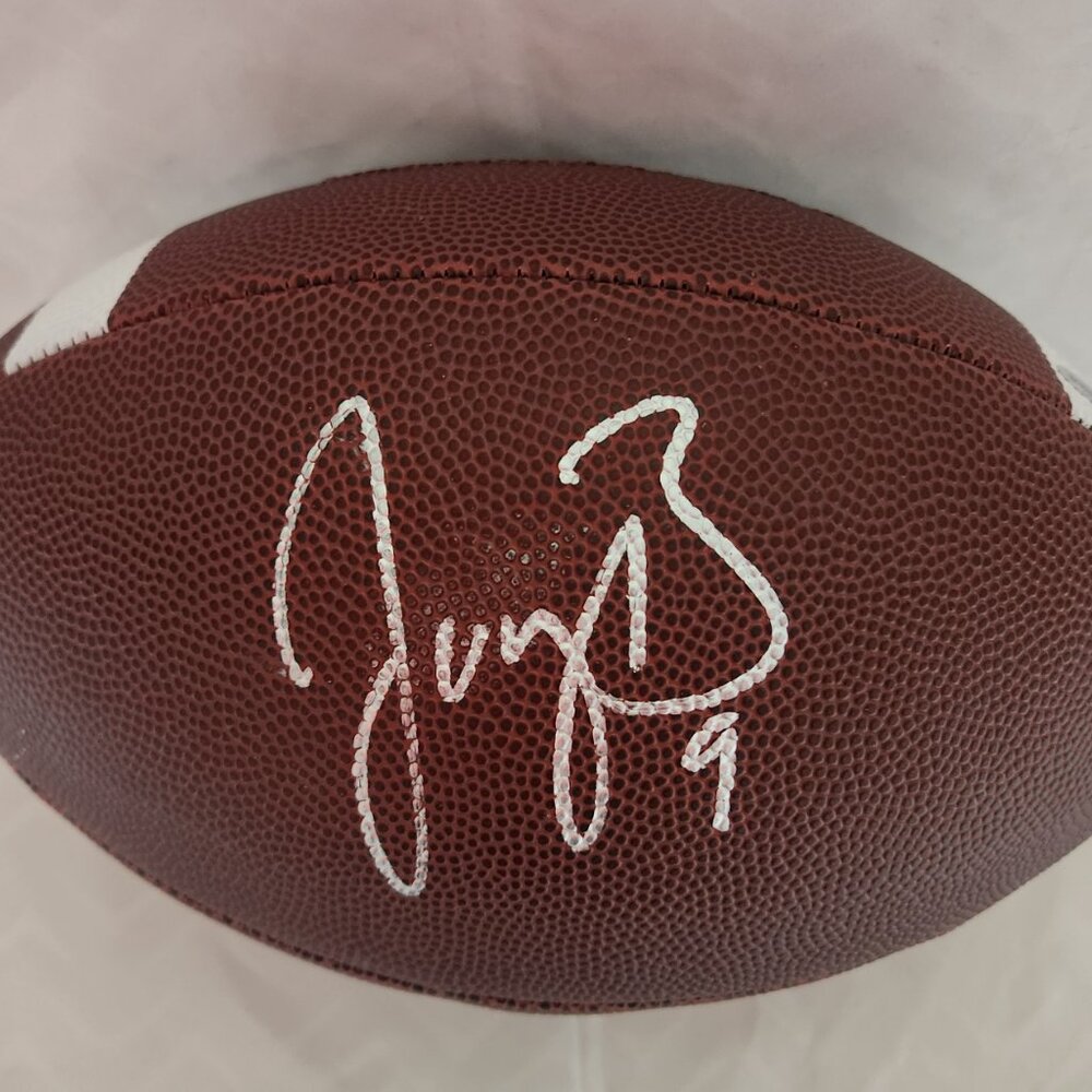 Joe Burrow signed ESPN NFL Football w/COA (Cincinnati Bengals)